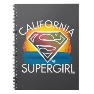 Caderno Espiral California Supergirl Sunset Graphic