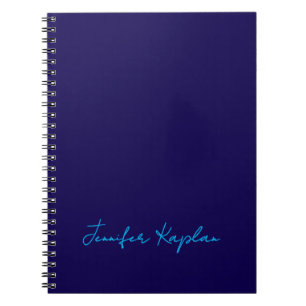 Caderno Espiral Caligrafia Clássica Minimalista Profissional