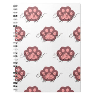 Caderno Espiral Caligrafia "MEOW" - Gatinho Adorável