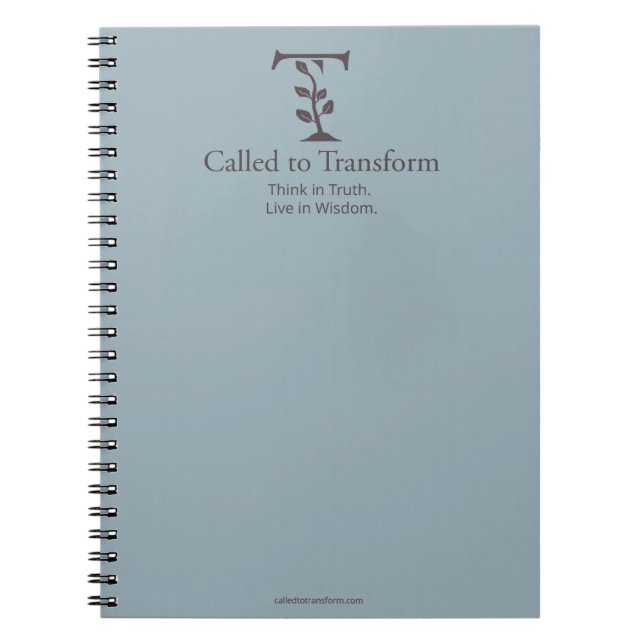 Caderno Espiral Called to Transform: Basic Notebook (Frente)