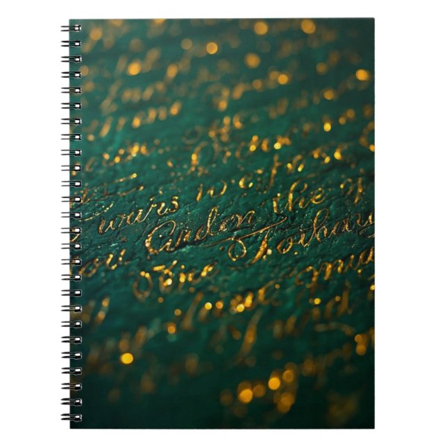 Caderno Espiral Calligraphy of the Unknown (Frente)