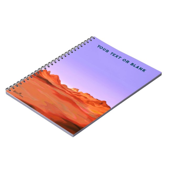Caderno Espiral Calma do Deserto (Left Side)