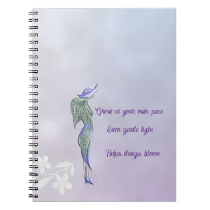 Caderno espiral calmo refinado