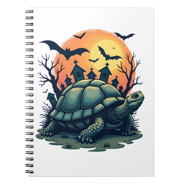 Caderno Espiral Cama de Gritares Tartaruga (Frente)