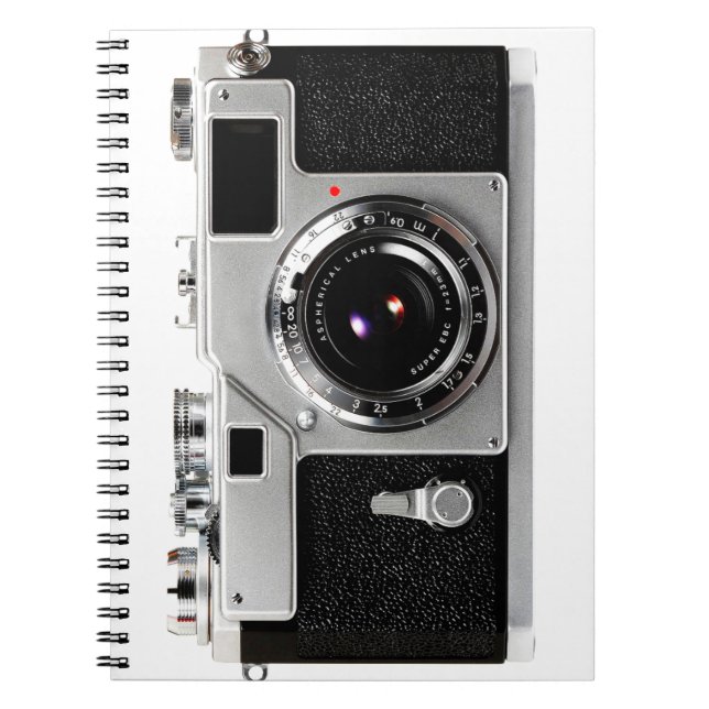 Caderno Espiral Câmara de Filme da Escola Antiga (Frente)