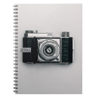 Caderno Espiral Câmara Vintage