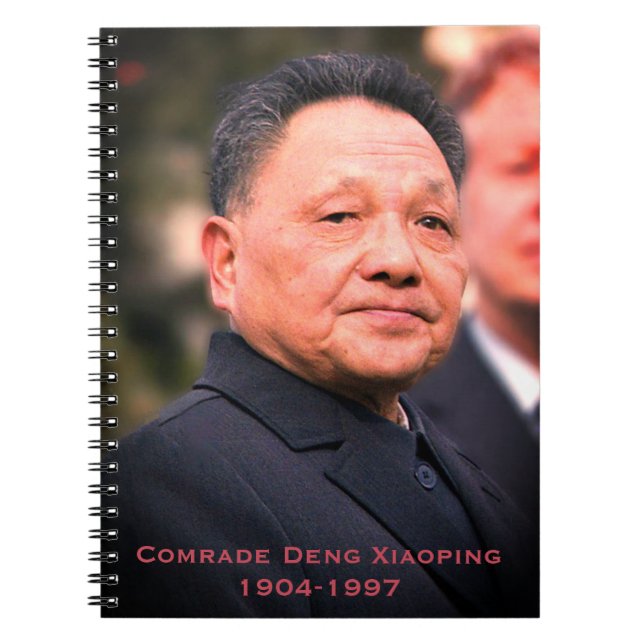 Caderno Espiral Camarada Deng Xiaoping - Líder Chinês (Frente)