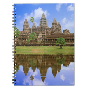 Caderno Espiral Camboja, Kampuchea, templo Angkor Wat.
