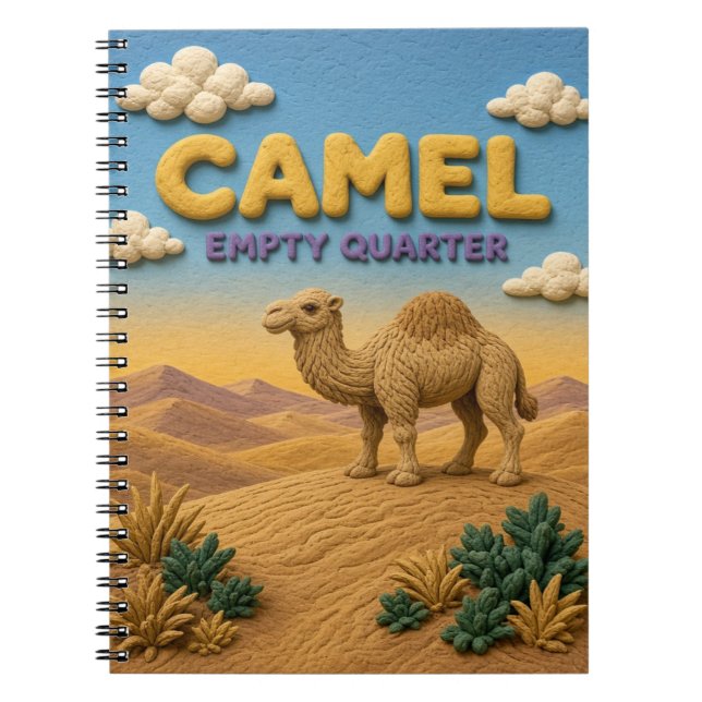 Caderno Espiral Camelo Empty Quarter Modern KlayKoo (Frente)
