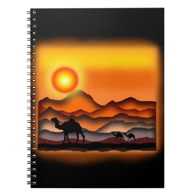 Caderno Espiral Camelos (Frente)