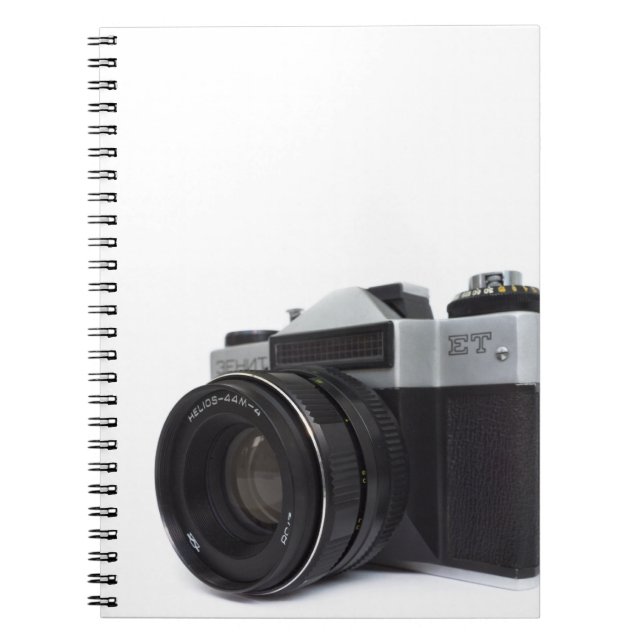 Caderno Espiral Câmera de filmagem antiga (Frente)