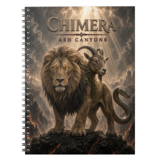 Caderno Espiral Câmeras Escuras dos Canhões de Cinza da Quimera