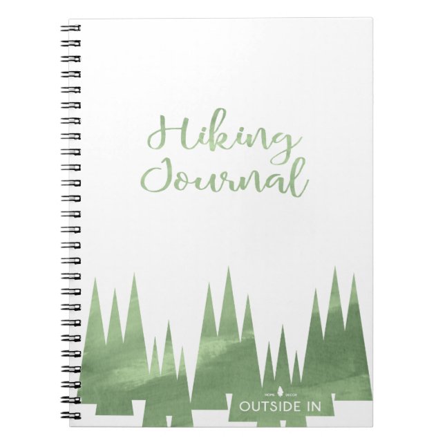 Caderno Espiral Caminhando o Diário - verde (Frente)