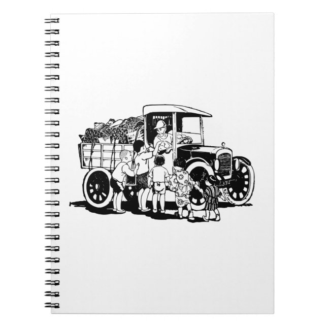 Caderno Espiral Caminhão (Frente)