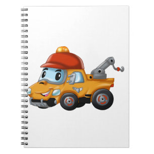 Caderno Espiral Caminhão de caça para crianças
