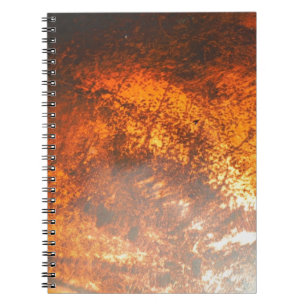 Caderno Espiral Caminhão de colheita Orange & red Junk Yard