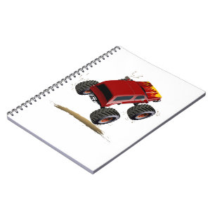 Caderno Espiral Caminhão monstro de cartum
