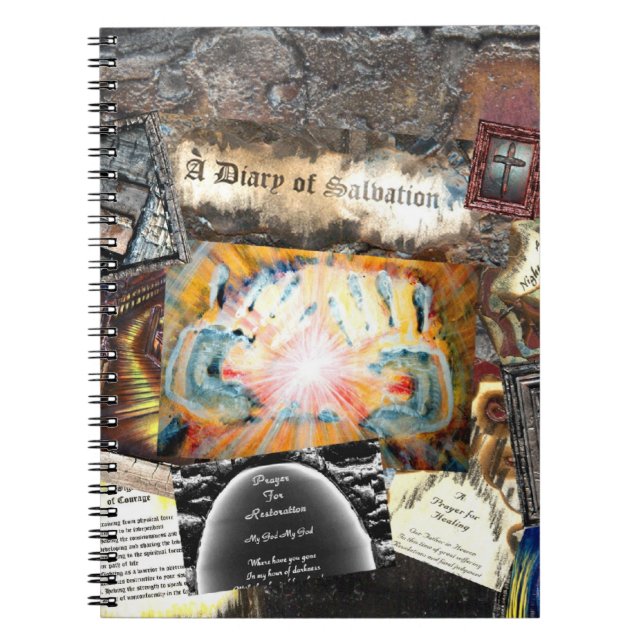 Caderno Espiral Caminho da Colagem de Vida (Frente)