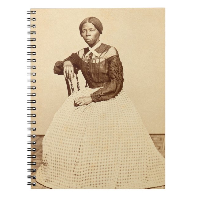Caderno Espiral Caminho de Ferro Subterrâneo Harriet Tubman (Frente)