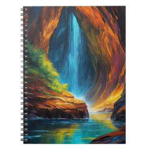 Caderno Espiral Caminho do rio, Caverna Majestosa