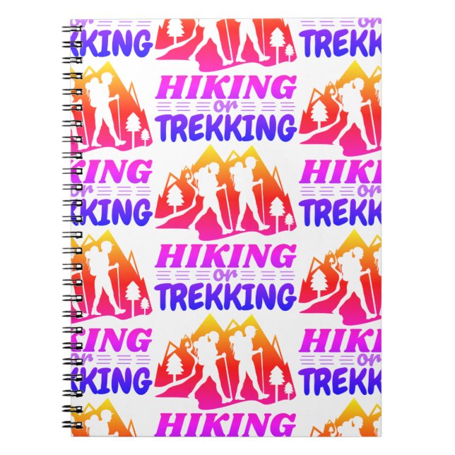 Caderno Espiral Caminho ou Trekking (Frente)