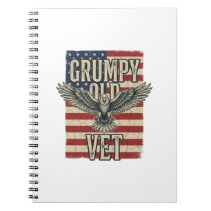 Caderno Espiral Camisa com Desenho da Bandeira da Águia Patriótica