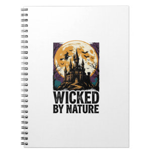 Caderno Espiral Camisa de Bruxa Vintage Castelo Assombrado Espirit