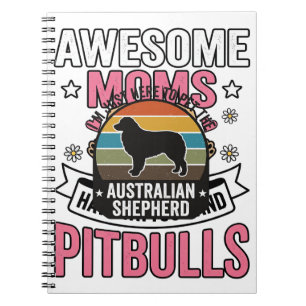 Caderno Espiral Camisa de Cachorro Vintage Amante de Australian Sh