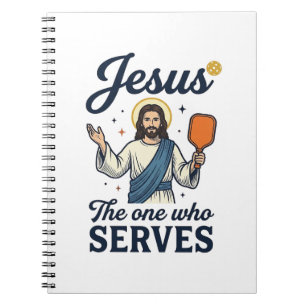 Caderno Espiral Camisa de Jesus Pickleball O Que Serve