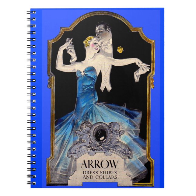 Caderno Espiral Camisa de seta do 1920 Leyendecker n.o 1 (Frente)