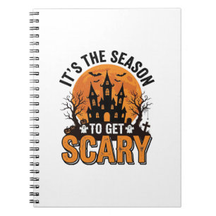 Caderno Espiral Camisa do Castelo Assombrado da Temporada Assustad