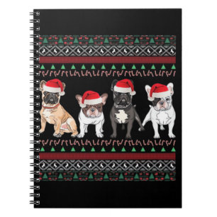 Caderno Espiral Camisa essencial do Bulldog Francês com suéter fei