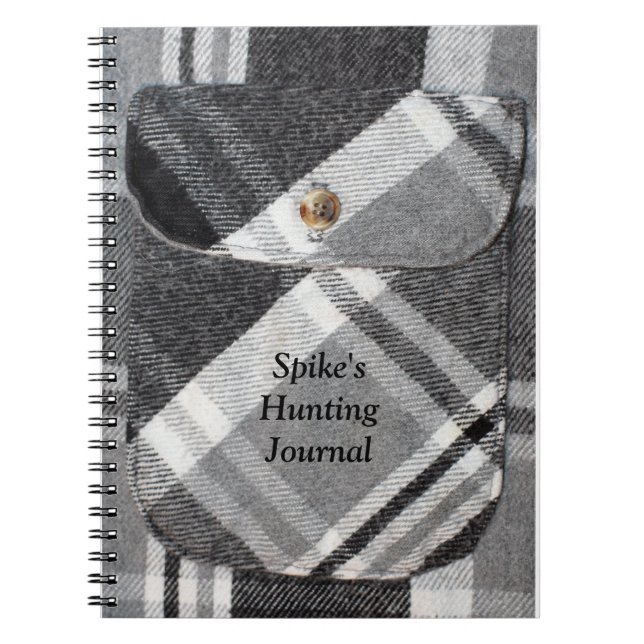 Caderno Espiral Camisa xadrez (Frente)