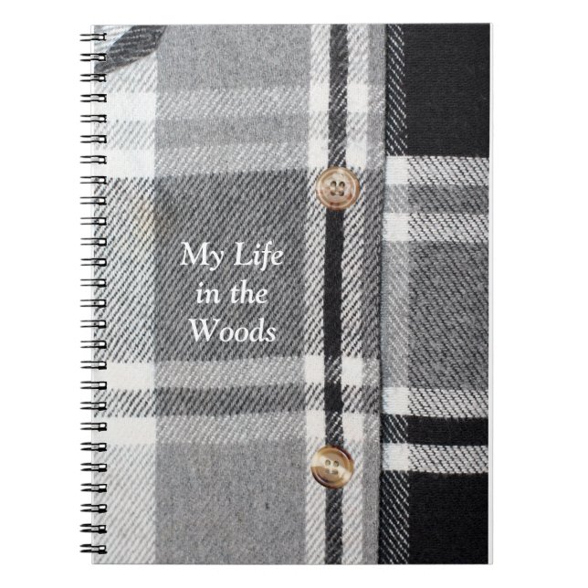 Caderno Espiral Camisa xadrez (Frente)