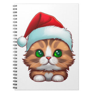 Caderno Espiral Camiseta Clássica de Natal Floffy Munchkin