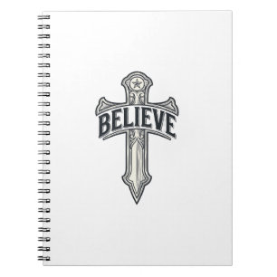 Caderno Espiral Camiseta Cristã Âncora da Minha Alma Jesus Cristo