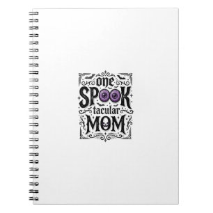 Caderno Espiral Camiseta de Desenho de Gravura Vintage Assustadora