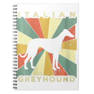 Caderno Espiral Camiseta decote V para Mulheres Italian Greyhound 