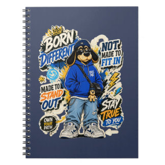 Caderno Espiral Camiseta Divertida para Adultos Exaustos Nascido C
