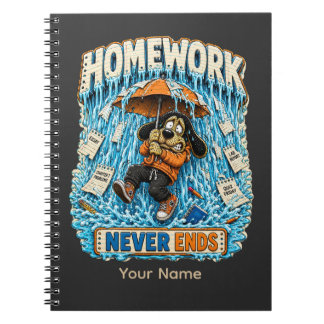 Caderno Espiral Camiseta engraçada personalizada para professores