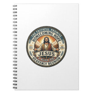 Caderno Espiral Camiseta Esposa Militar de Jesus Esperando Esposa