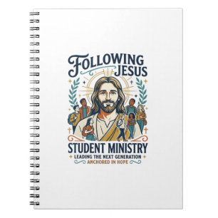 Caderno Espiral Camiseta Estilo Acampamento Juvenil Jesus Church M