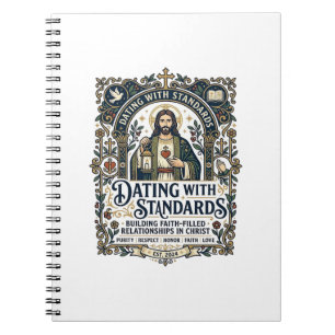 Caderno Espiral Camiseta Humor Relacionamento Cristão Namorando Je