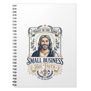 Caderno Espiral Camiseta Jesus Boutique Pequena Empresa Proprietár
