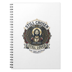 Caderno Espiral Camiseta Recuperação Divórcio Jesus Gráfico Cristã