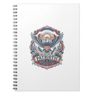 Caderno Espiral Camiseta Vetorial Gráfica do Orgulho do Deserto Pa