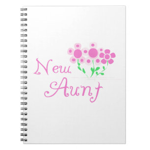 Caderno Espiral Camisetas e presentes de Flores Rosa-Nova