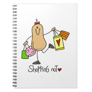 Caderno Espiral Camisetas e Presentes do Shopping Nut