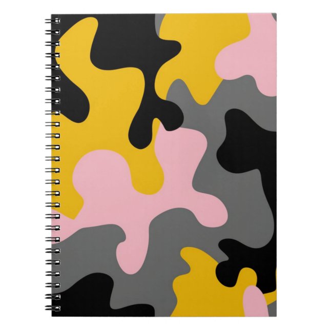 Caderno Espiral Camo Militar (Frente)