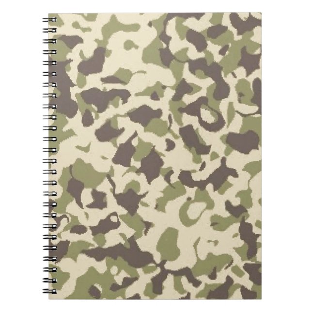 Caderno Espiral Camo Pattern (Frente)